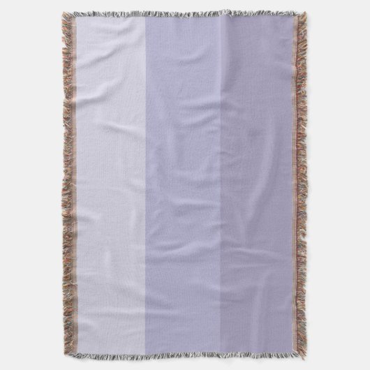 Blue Ombre Striped Deken (Voorkant Verticaal)