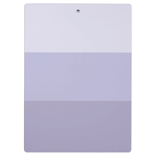 Blue Ombre Striped Klembord (Achterkant)