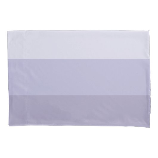 Blue Ombre Striped Kussensloop (Voorkant-Links)