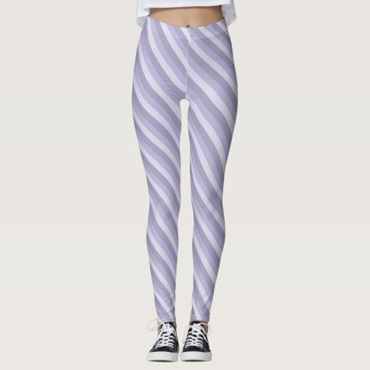 Blue Ombre Striped Leggings (Voorkant)