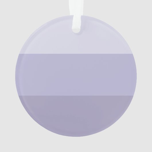 Blue Ombre Striped Ornament (achterkant)