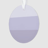 Blue Ombre Striped Ornament (voorkant)