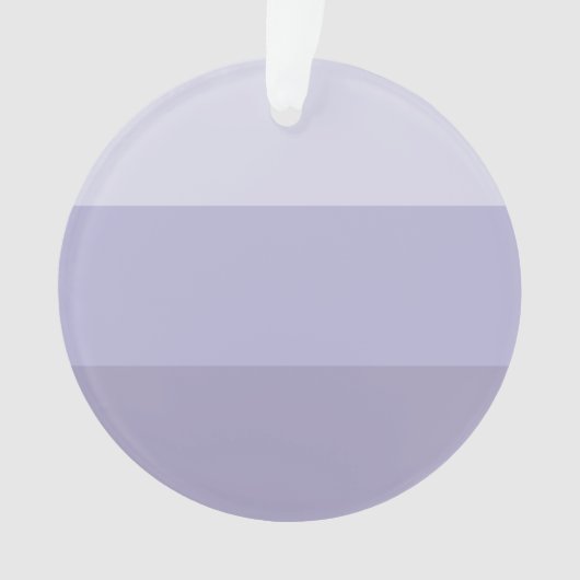 Blue Ombre Striped Ornament (voorkant)