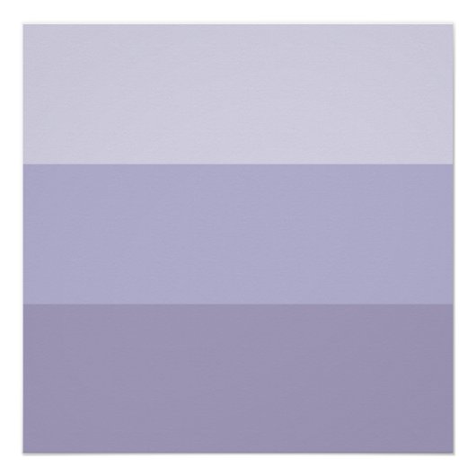 Blue Ombre Striped Perfect Poster (Voorkant)