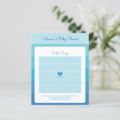 Blue Ombre Stripes Baby shower Games (Staand voorkant)
