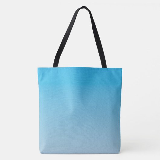 Blue Ombre Tote Bag (Voorkant)