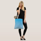 Blue Ombre Tote Bag (Op model)