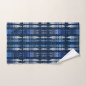 Blue Ombre Tribal Pattern Bad Handdoek (Handdoek)
