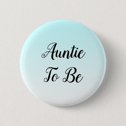 Blue Ombre Tunt om Baby shower Gift Button te zijn (Voorkant)