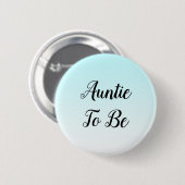 Blue Ombre Tunt om Baby shower Gift Button te zijn (Voorkant /achterkant)