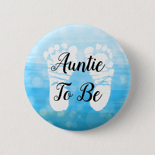 Blue Ombre Tunt om Baby shower Gift Button te zijn