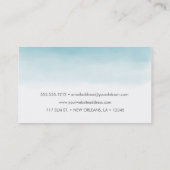Blue Ombre Visitekaartje (Achterkant)