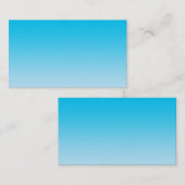 Blue Ombre Visitekaartje (Voorkant / Achterkant)