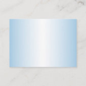 Blue Ombre-visitekaartje Visitekaartje (Achterkant)