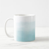 Blue Ombre-Waterverf Koffiemok (Links)