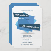 Blue on Blue Confirmation Kaart (Voorkant / Achterkant)