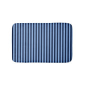 Blue on Blue Stripes Badmat (Voorkant)