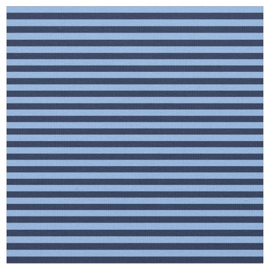 Blue on Blue Stripes Stof (Close Up)