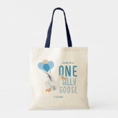 Blue One Gekke Goose 1st Birthday Tote Bag (Achterkant)