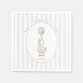 Blue One Gekke Goose Verjaardag deel servet (Voorkant)