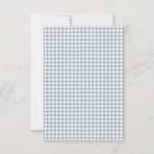 Blue One Lucky Duck 1st Birthday | Cute Rubber Bedankkaart (Achterkant)