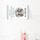 Blue One Lucky Duck 1st Birthday | Cute Rubber  Spandoek (Insitu)