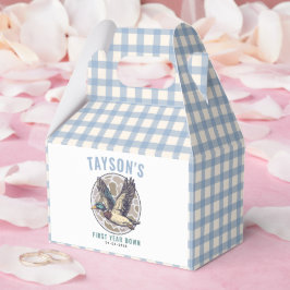 Blue One Lucky Duck 1st Birthday Party Cute Rubber Bedankdoosjes