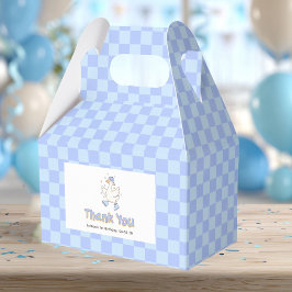 Blue One Silly Goose - Eerste verjaardag jongen Bedankdoosjes