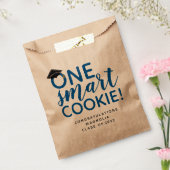 Blue One Smart Cookie-Afstuderen Bedankzakje (Gezegeld)