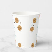Blue One Sweet Cookie Verjaardag Papieren Bekers (Rechts)
