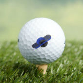 Blue One Wheel Golfballen (Insitu Shirt)