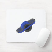 Blue One Wheel Muismat (Met muis)