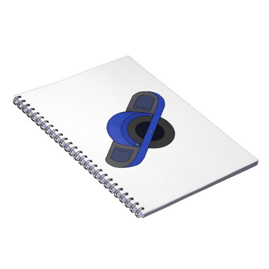 Blue One Wheel Notitieboek (Rechterzijde)