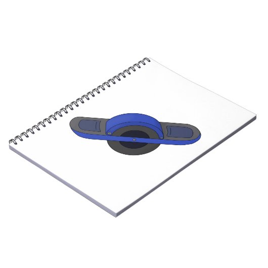 Blue One Wheel Notitieboek (Linkerzijde)