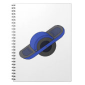 Blue One Wheel Notitieboek (Voorkant)