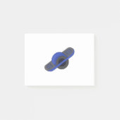 Blue One Wheel Post-it® Notes (Voorkant)