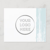 Blue Online Store Kleine bedrijven Bedankt Flyer (Achterkant)