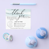 Blue Online Store Kleine bedrijven Bedankt Flyer (Enkel)