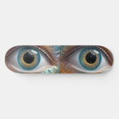 Blue Oog Fractale Kunst, Persoonlijk Skateboard (Horizontaal)