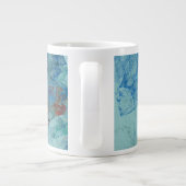 Blue Opal Abstract hoesje voor RAZR Grote Koffiekop (Achterkant)