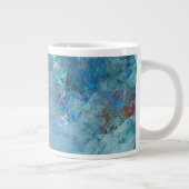 Blue Opal Abstract hoesje voor RAZR Grote Koffiekop (Rechts)