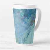 Blue Opal Abstract hoesje voor RAZR Latte Mok (Rechterhoek)