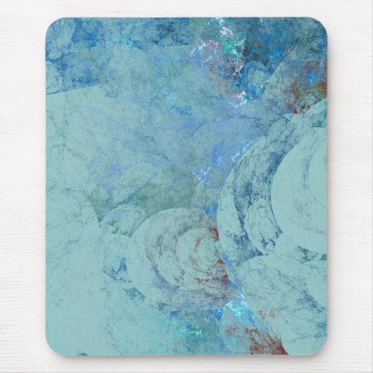 Blue Opal Abstract hoesje voor RAZR Muismat (Voorkant)