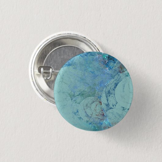 Blue Opal Abstract hoesje voor RAZR Ronde Button 3,2 Cm (Voorkant /achterkant)
