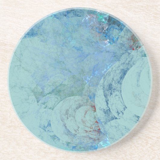 Blue Opal Abstract hoesje voor RAZR Zandsteen Onderzetter (Voorkant)