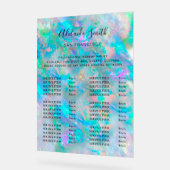 Blue Opal Beauty Salon prijslijst Acryl Bord (Hoek)