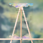 Blue Opal Design prijslijst Acryl Bord (Neutraal)