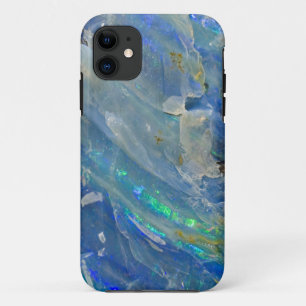 Blue Opal Mineraloid 2 iPhone 11 Hoesje