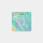 Blue Opal | Modern Glam Notitieblok Post-it® Notes (Voorkant)