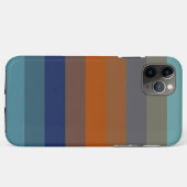 Blue, orange, green, and gray stripes Case-Mate iPhone case (Achterkant (horizontaal))